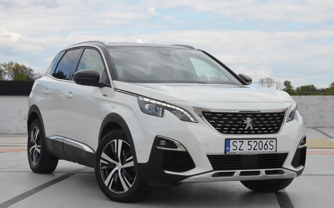 Peugeot 3008 cena 71900 przebieg: 99000, rok produkcji 2017 z Zabrze małe 781